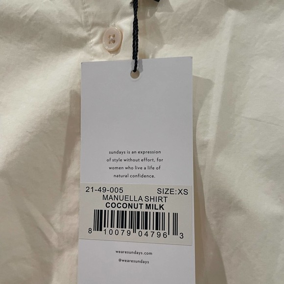 ☀️NWT Sundays Manuela Blouse - Picture 7 of 7